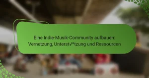 Eine Indie-Musik-Community aufbauen: Vernetzung, Unterstützung und Ressourcen