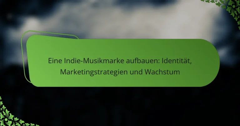 Eine Indie-Musikmarke aufbauen: Identität, Marketingstrategien und Wachstum