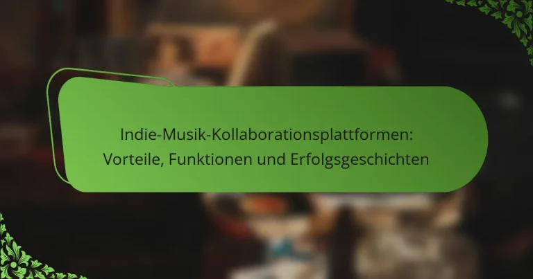 Indie-Musik-Kollaborationsplattformen: Vorteile, Funktionen und Erfolgsgeschichten